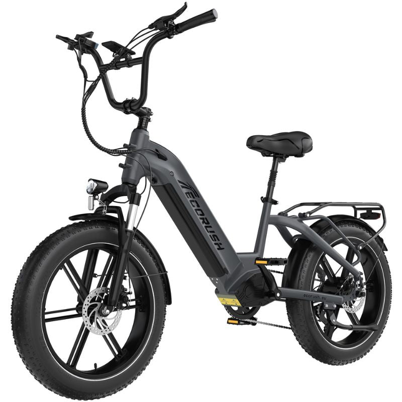 Shimano 7-speed derailleur system on ECORUSH R6 rear wheel