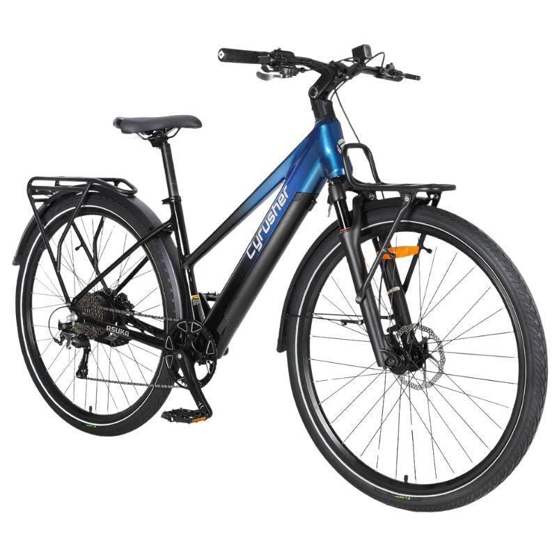 Hydraulic disc brake close‑up on Cyrusher Asuka wheel