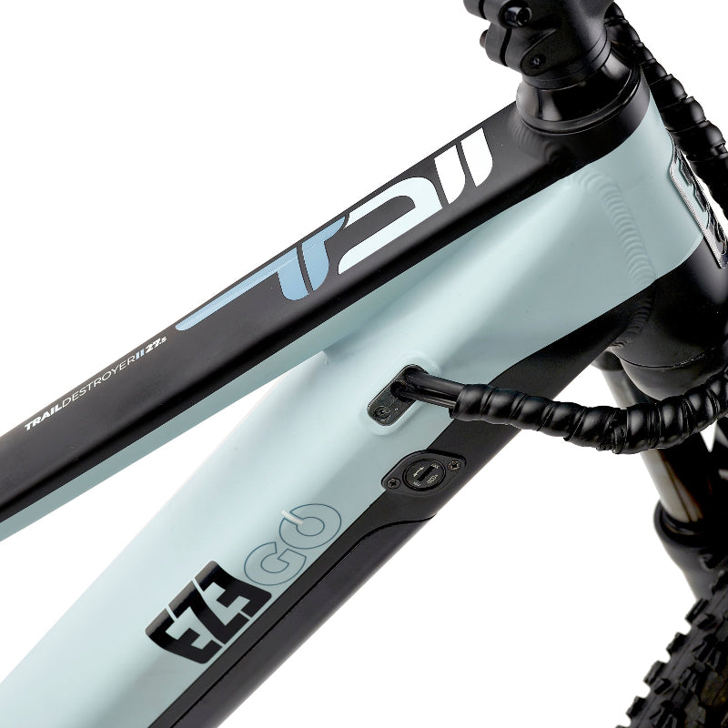 EZEGO Trail Destroyer on Rugged Terrain with Maxxis Tires