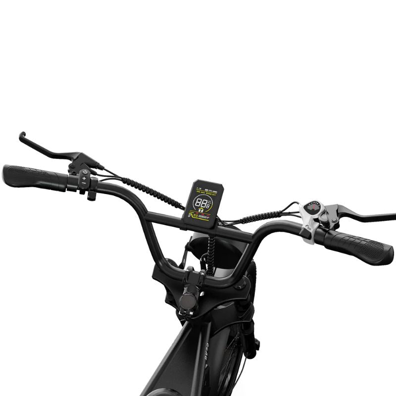 Color LCD display and handlebars of BK29