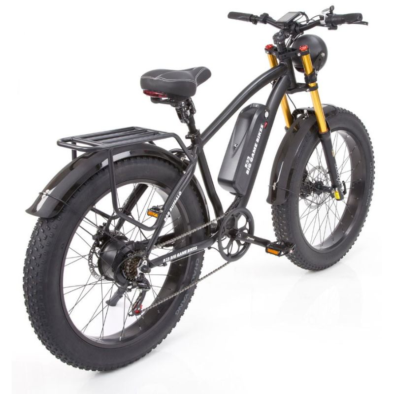Ergonomic grips and adjustable handlebars in cockpit view