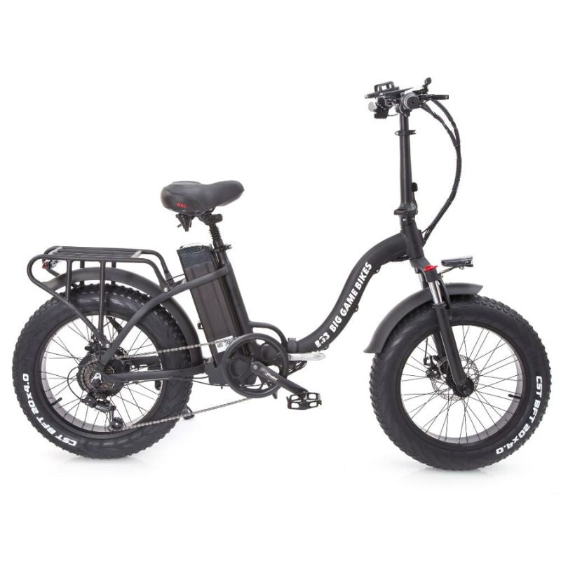 Impala E‑Bike folded compactly, fitting into a car boot