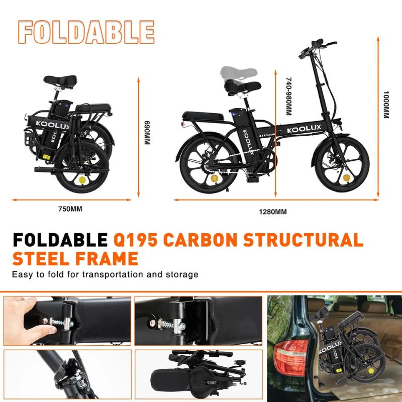 KOOLUX BK5S Foldable Electric Bike