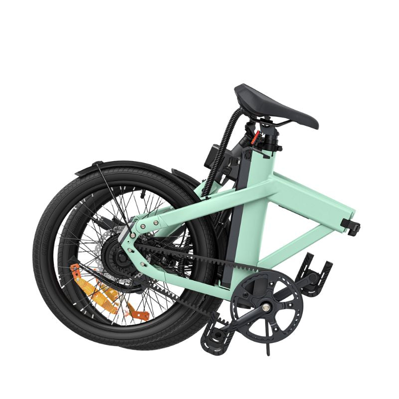Adjustable saddle and handlebar on the ENGWE P20 for rider comfort