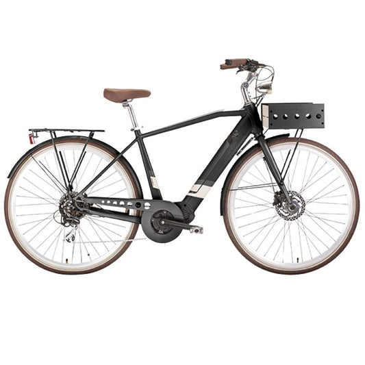 Rambla Crossbar electric bike front view in black