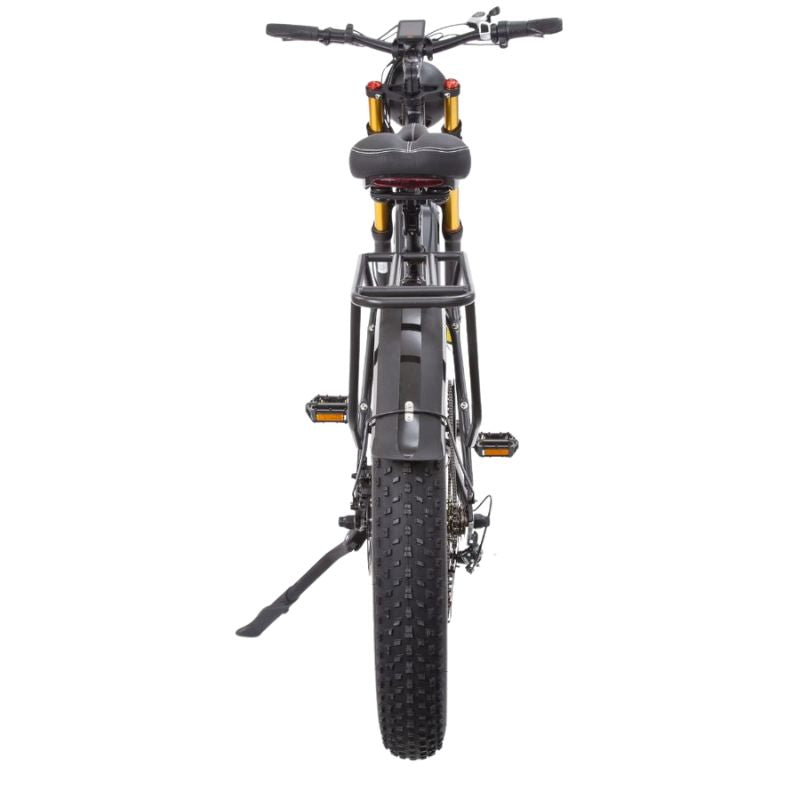 Suspension fork and adjustable saddle for off‑road comfort