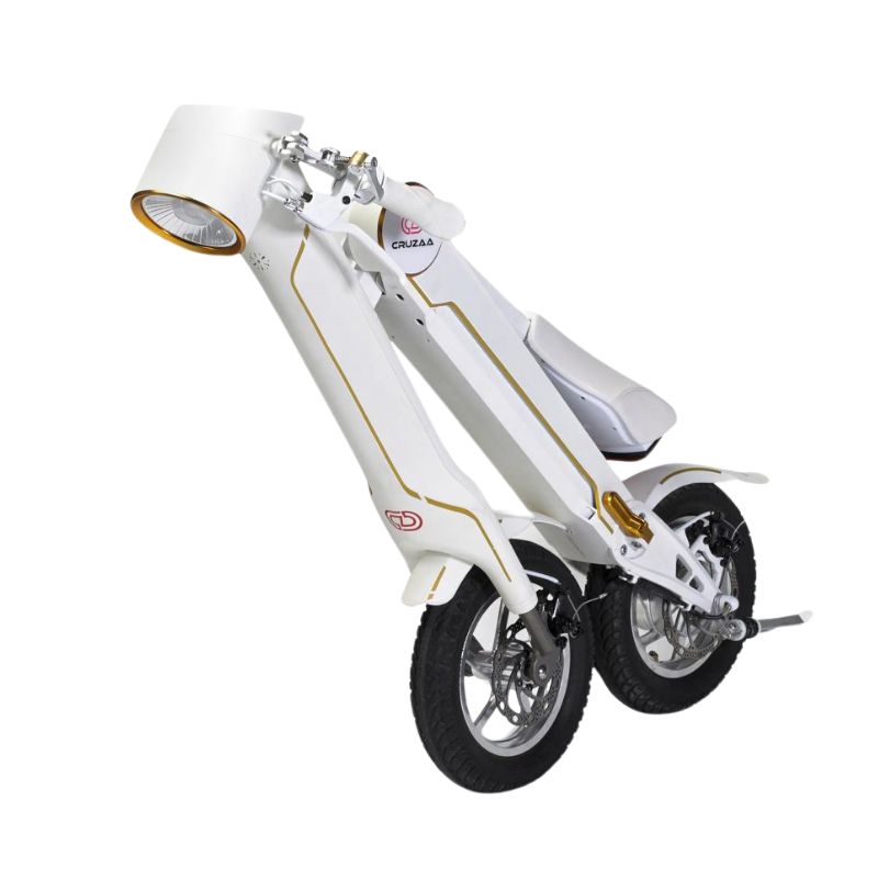 The Cruzaa E-Scooter Racing White with Built in Speakers