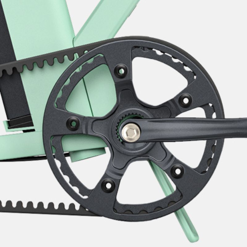 Hydraulic disc brakes on the ENGWE P20 for enhanced safety