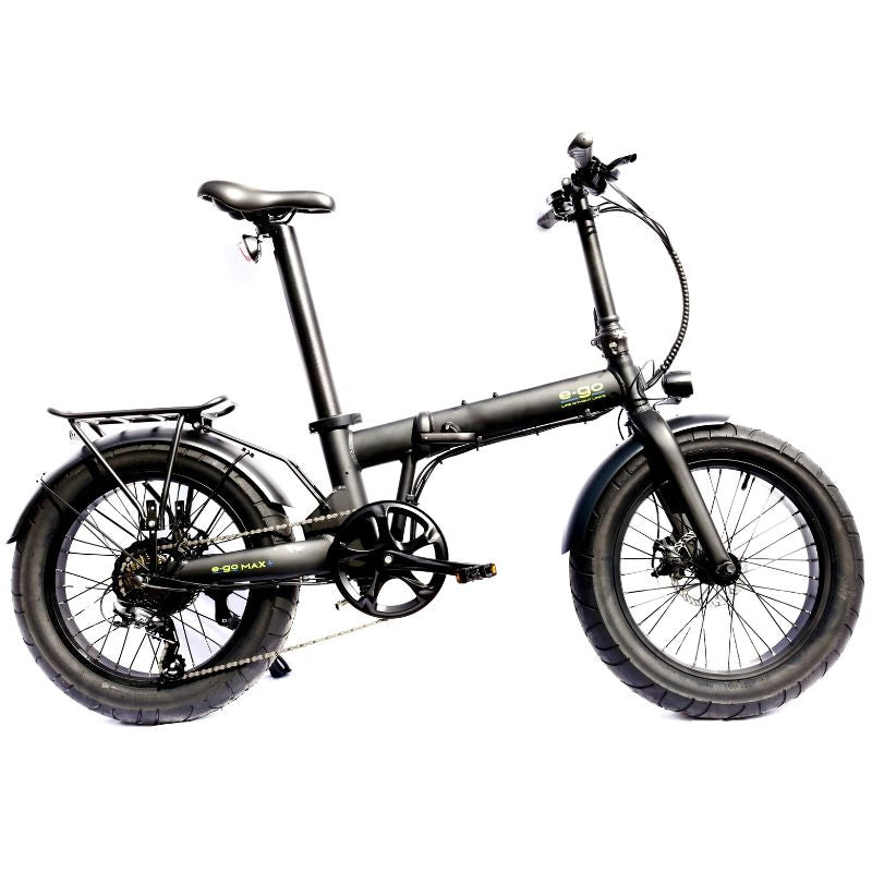 E-Go Max+ 250W Fat Tyre Folding Electric Bike