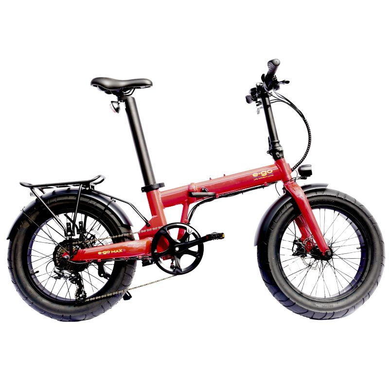 E-Go Max+ 250W Fat Tyre Folding Electric Bike