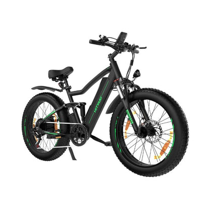 BK9S Electric Bike with APP - Black-Green
