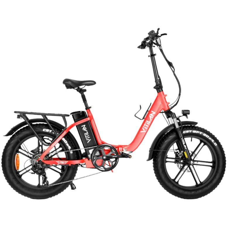 Vitilan U7 Step-thru Foldable Fat-Tire Electric Bike
