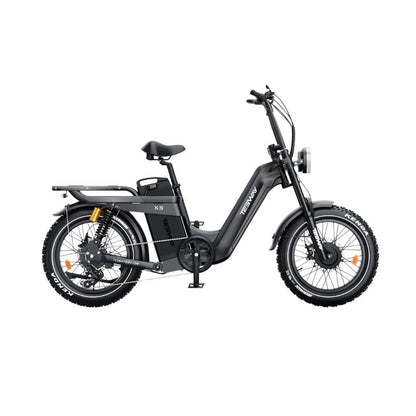 TESWAY X5 AWD Electric Bike – Factory-Locked 250W EAPC-Compliant Configuration, 52V 60Ah Battery