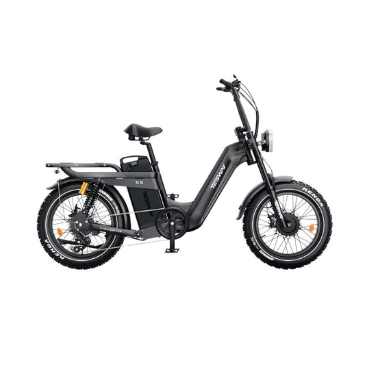 TESWAY X5 AWD Electric Bike – Factory-Locked 250W EAPC-Compliant Configuration, 52V 60Ah Battery