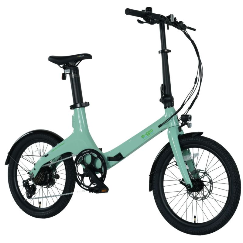 E-Go CarbonStep 250W Folding Electric Bike | 10Ah Battery