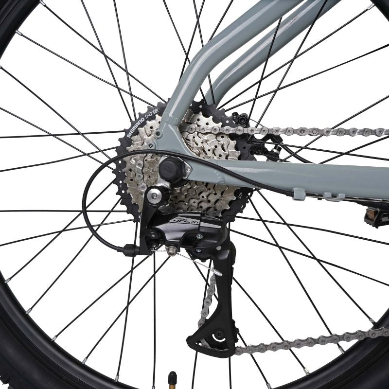 Claud Butler Ridge 1.0 Electric Mountain Bike – 250W EAPC Compliant, Shimano Altus 1x8, 375Wh Battery, 27.5” Wheels