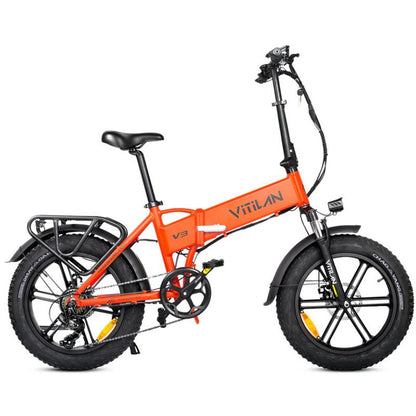 Vitilan V3 2.0 Folding Fat-Tire All-Terrain Electric Bike