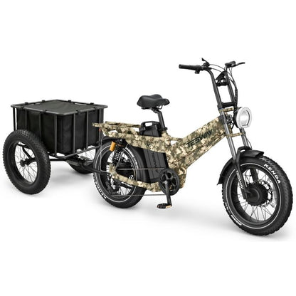 TESWAY X7 AWD Electric Bike – Factory-Locked 250W EAPC-Compliant Configuration, 52V 60Ah