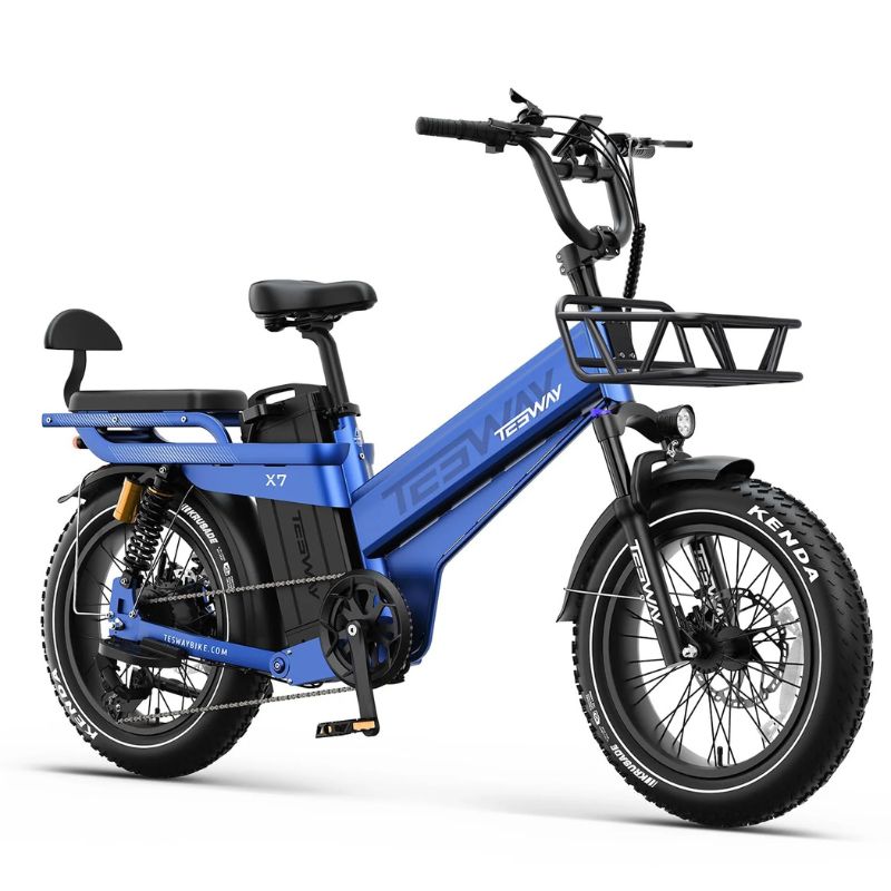TESWAY X7 AWD Electric Bike – Factory-Locked 250W EAPC-Compliant Configuration, 52V 60Ah