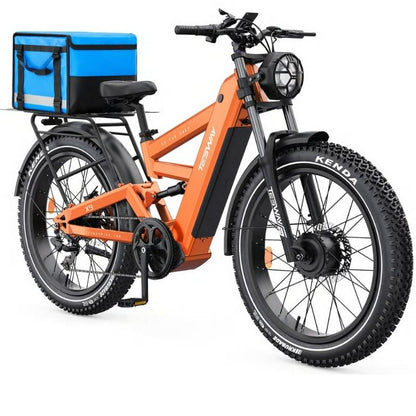 TESWAY X9 Ultra Electric Bike – Factory-Locked 250W EAPC-Compliant Configuration, 60V 30Ah