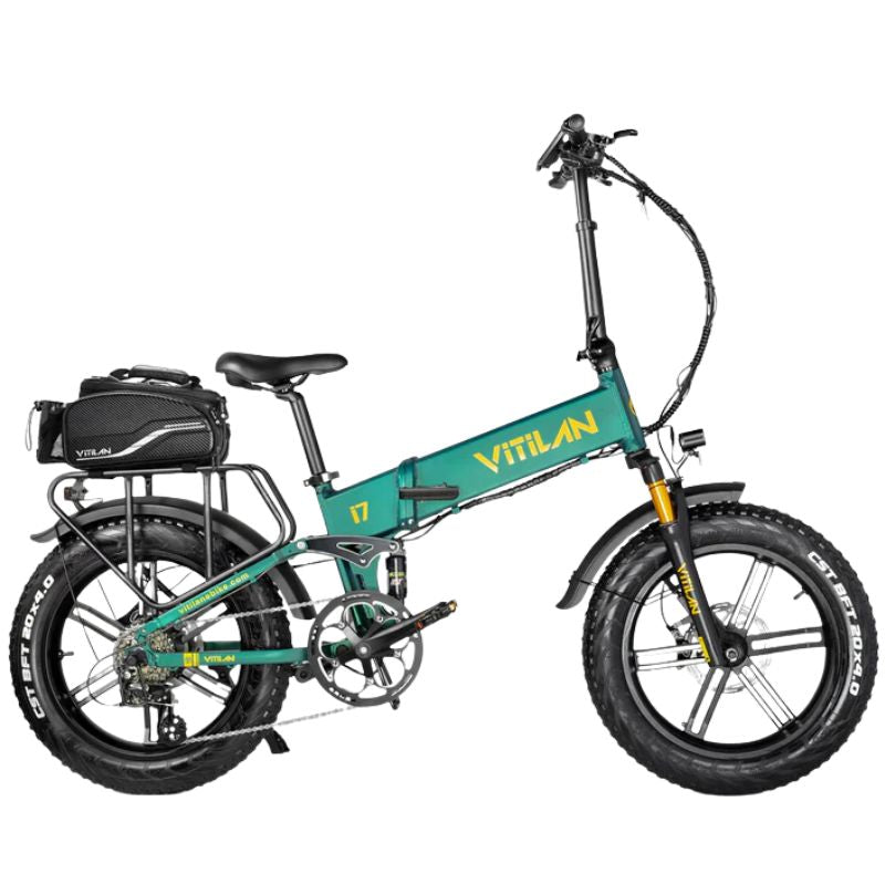 Vitilan I7 Pro 3.0 Folding Full Suspension Electric Bike