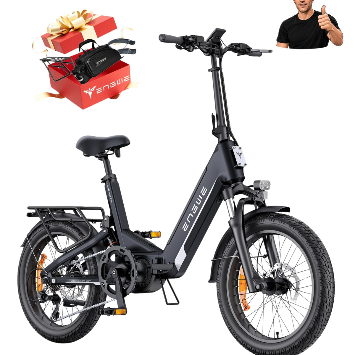 ENGWE L20 3.0 Pro EAPC 250W Mid-Drive Electric Bike | Full Suspension -  PRE SALE