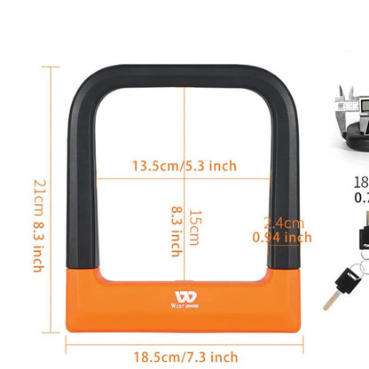 Cyrusher U Lock Plus for Fat Tyre E-Bikes