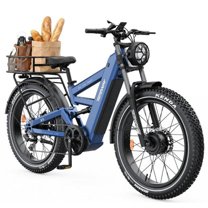 TESWAY X9 Ultra Electric Bike – Factory-Locked 250W EAPC-Compliant Configuration, 60V 30Ah