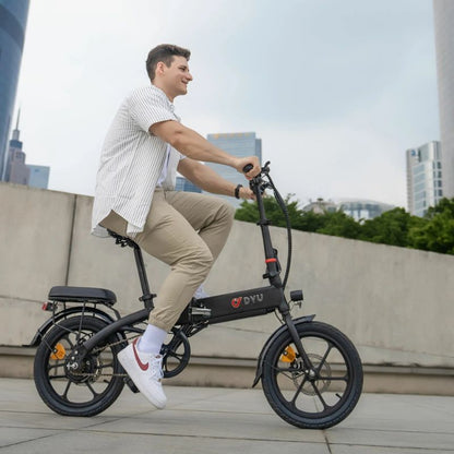 DYU A1F Pro 16-Inch Folding Electric Bike | 250W | 36V 7.5Ah | 25 km/h
