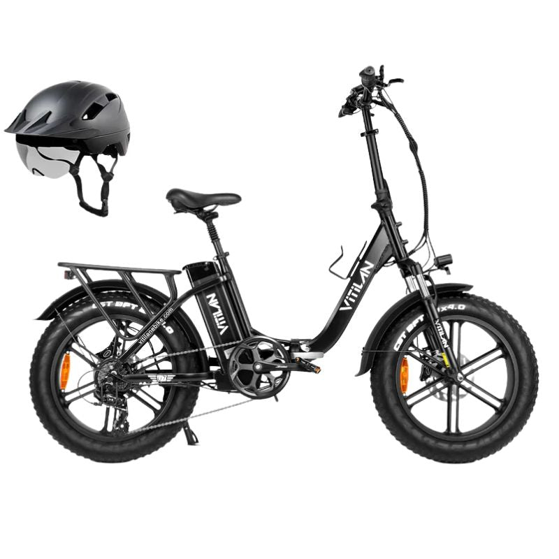 Vitilan U7 Step-thru Foldable Fat-Tire Electric Bike