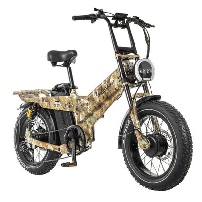 TESWAY X7 AWD Electric Bike – Factory-Locked 250W EAPC-Compliant Configuration, 52V 60Ah
