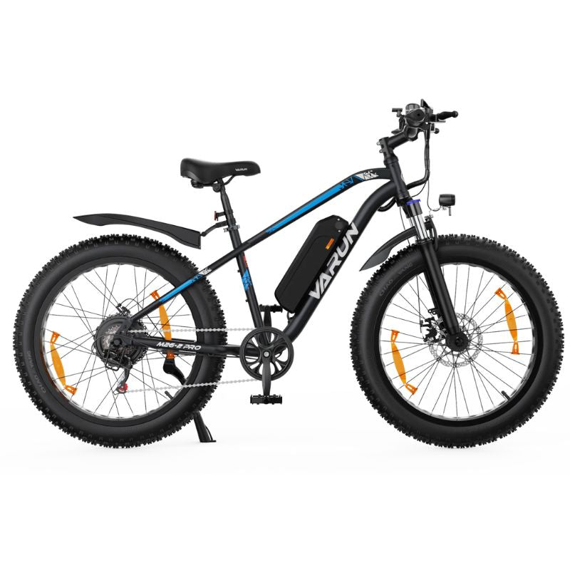 VARUN M26-2 PRO Electric Fat-Tyre Mountain Bike | 250W EAPC Specification | 624Wh Battery | Shimano 7-Speed