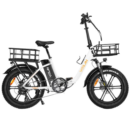 Vitilan U7 Step-thru Foldable Fat-Tire Electric Bike
