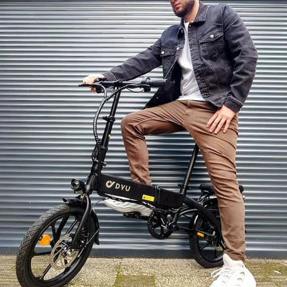 DYU A1F Pro 16-Inch Folding Electric Bike | 250W | 36V 7.5Ah | 25 km/h