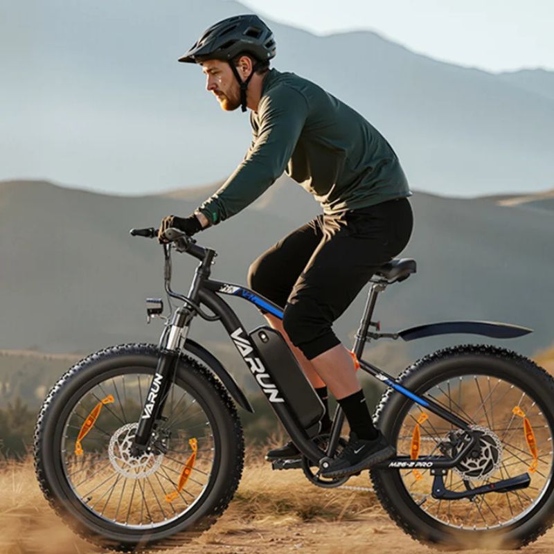 VARUN M26-2 PRO Electric Fat-Tyre Mountain Bike | 250W EAPC Specification | 624Wh Battery | Shimano 7-Speed