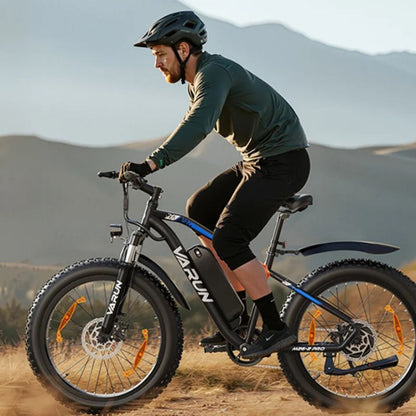 VARUN M26-2 PRO Electric Fat-Tyre Mountain Bike | 250W EAPC Specification | 624Wh Battery | Shimano 7-Speed