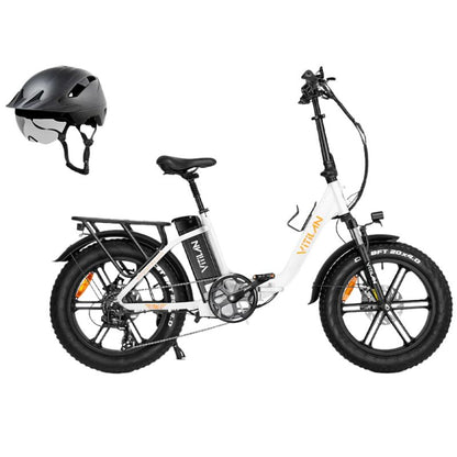 Vitilan U7 Step-thru Foldable Fat-Tire Electric Bike
