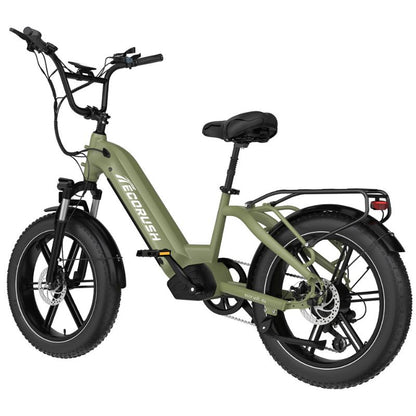 Gray ECORUSH R6 parked in urban setting in the rain