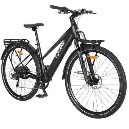 700 C tires, rear rack and full fenders on Asuka