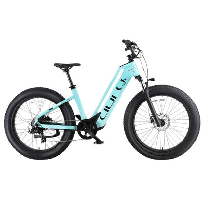 Cyrusher Aura Step-Through Electric Bike 250W/750W Fat Tire E-Bike with Suspension Fork & Hydraulic Brakes (EAPC Compliant Option)