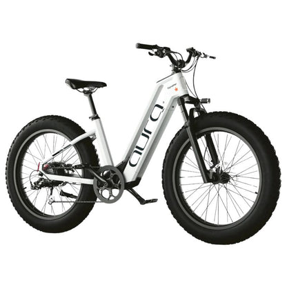 Cyrusher Aura Step-Through Electric Bike 250W/750W Fat Tire E-Bike with Suspension Fork & Hydraulic Brakes (EAPC Compliant Option)