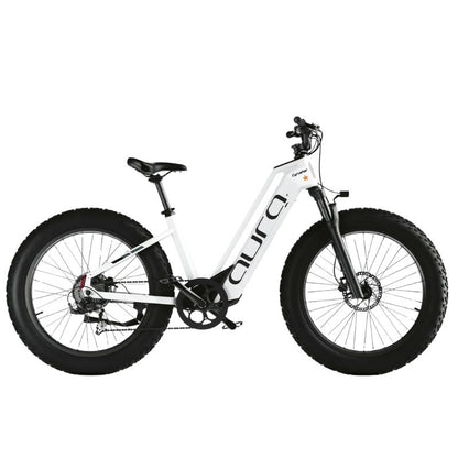 Cyrusher Aura Step-Through Electric Bike 250W/750W Fat Tire E-Bike with Suspension Fork & Hydraulic Brakes (EAPC Compliant Option)