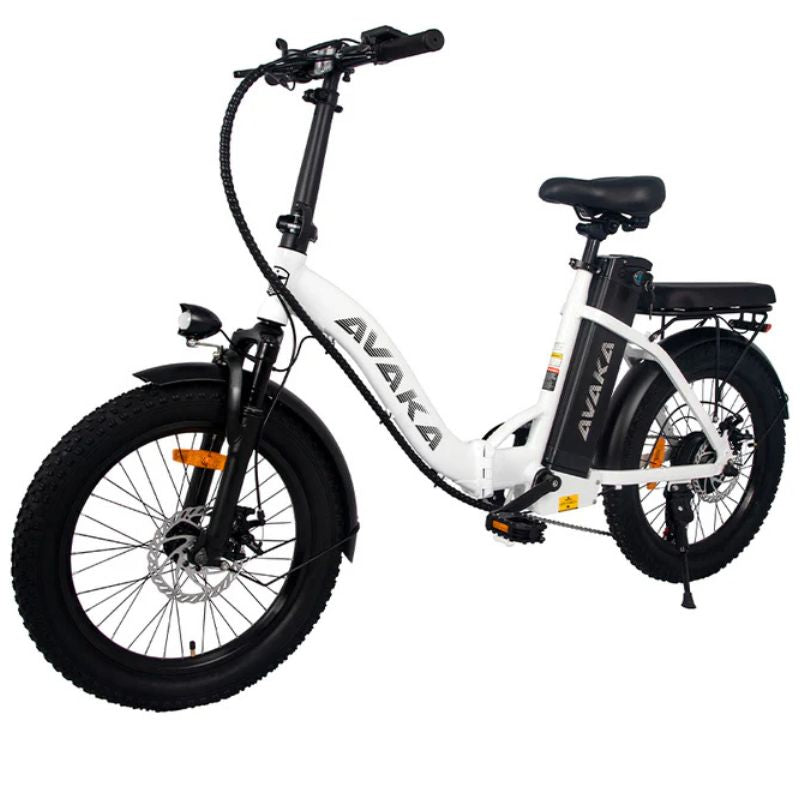 Avaka BZ20 PLUS e-bike powerful 500W motor close up