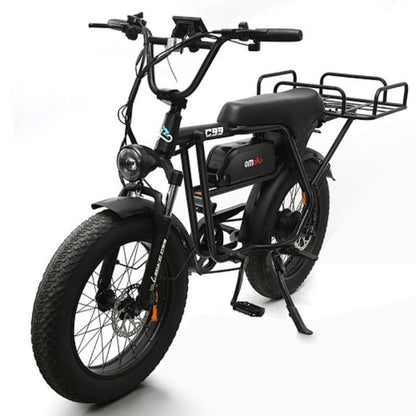 Emoko C99 rear view showing cargo-ready frame and rear rack