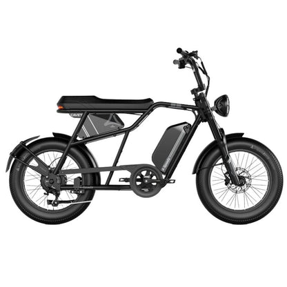 Qreate CAVET Air Electric Bike – Fat-Tire Café Racer Style