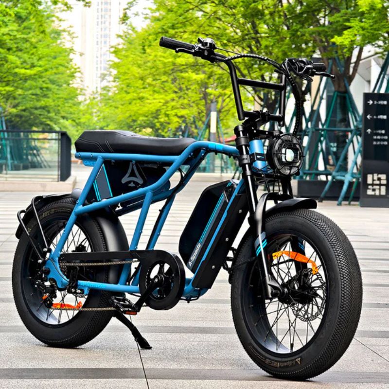 Qreate CAVET Air Electric Bike – Fat-Tire Café Racer Style