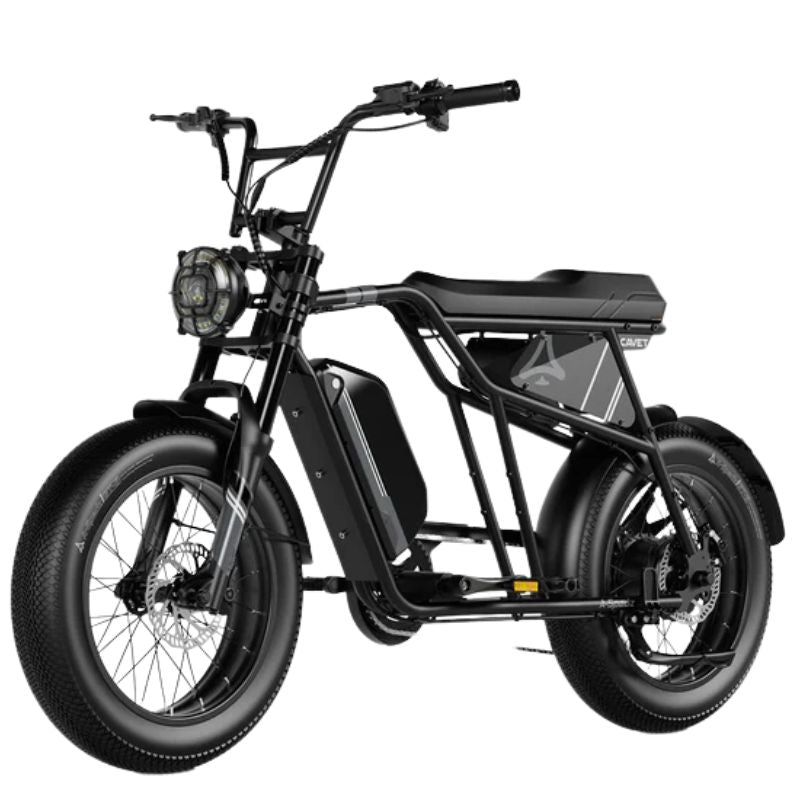 Qreate CAVET Air Electric Bike – Fat-Tire Café Racer Style