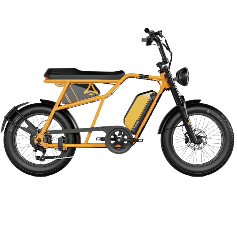 Qreate CAVET Air Electric Bike – Fat-Tire Café Racer Style