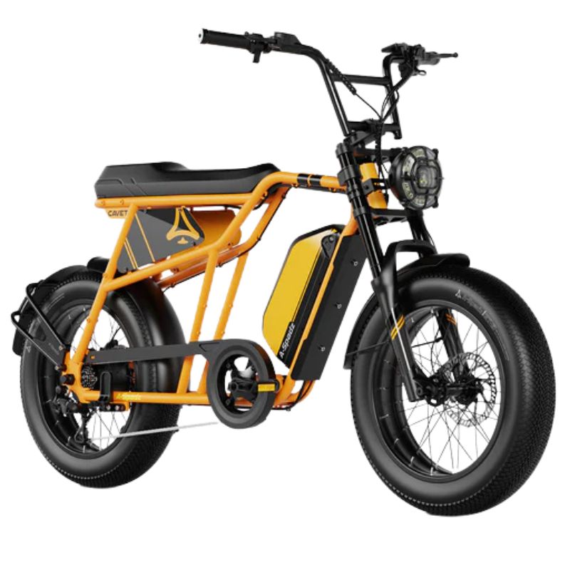Qreate CAVET Air Electric Bike – Fat-Tire Café Racer Style