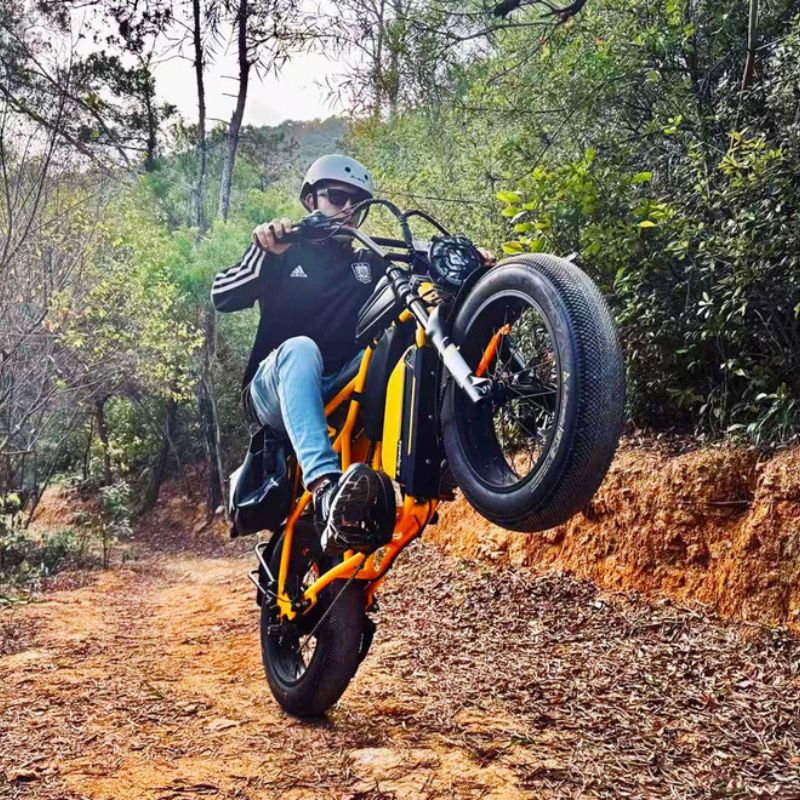 Qreate CAVET Air Electric Bike – Fat-Tire Café Racer Style